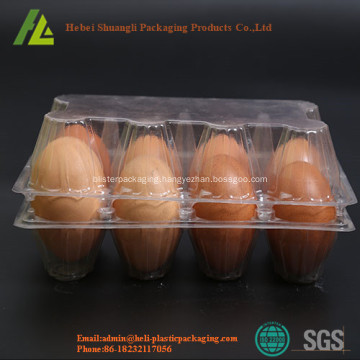 PET material transparent disposable plastic egg tray